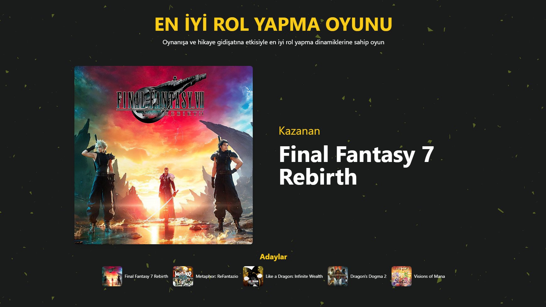 Final Fantasy 7 Rebirth