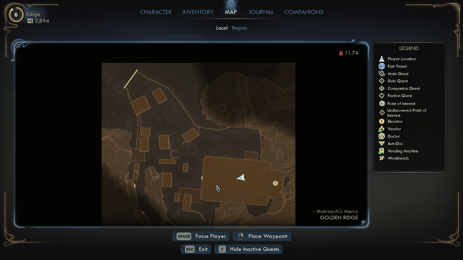 outer worlds 2 minimap