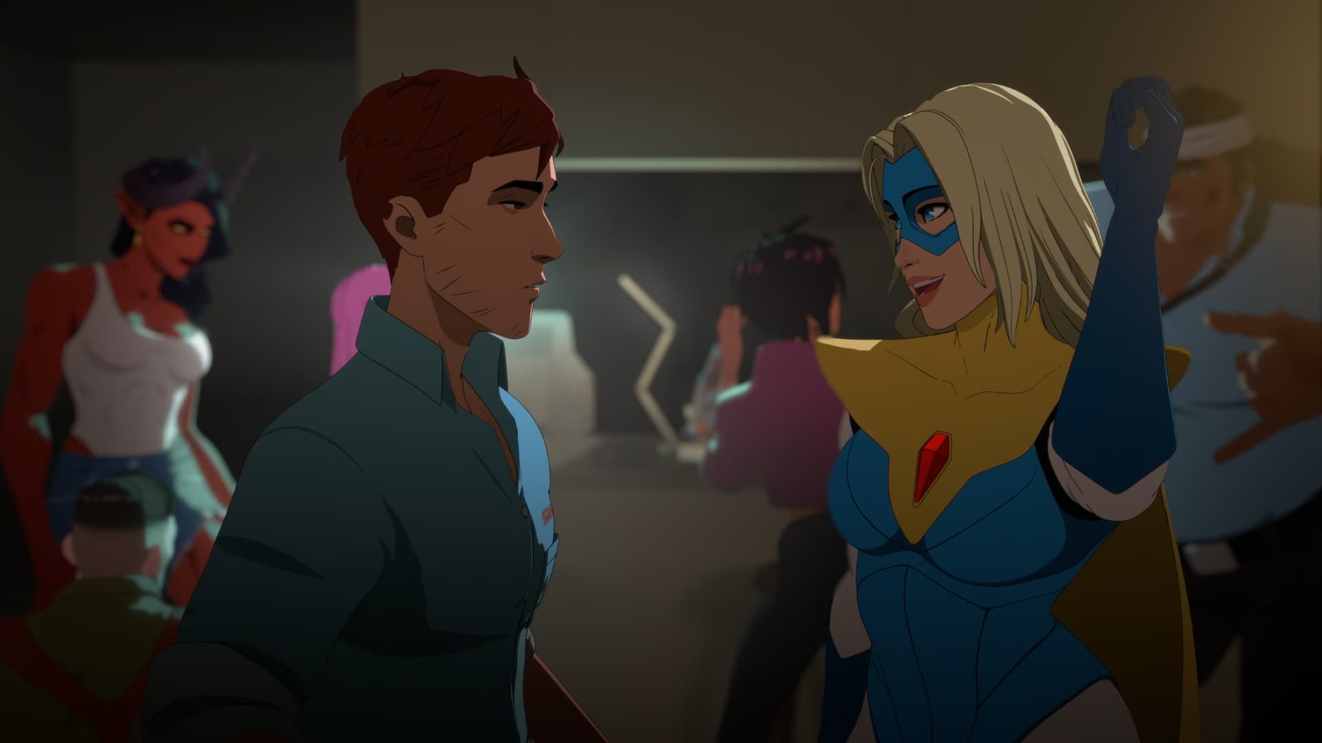 dispatch blonde blazer