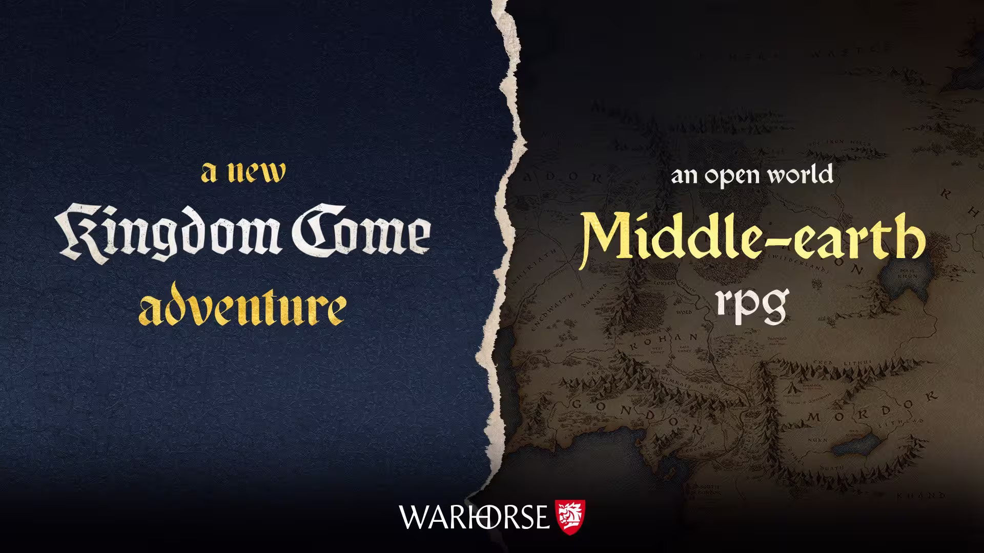 Warhorse Studios Announces Two New Games: Open-World Middle-earth RPG and New Kingdom Come Adventure!