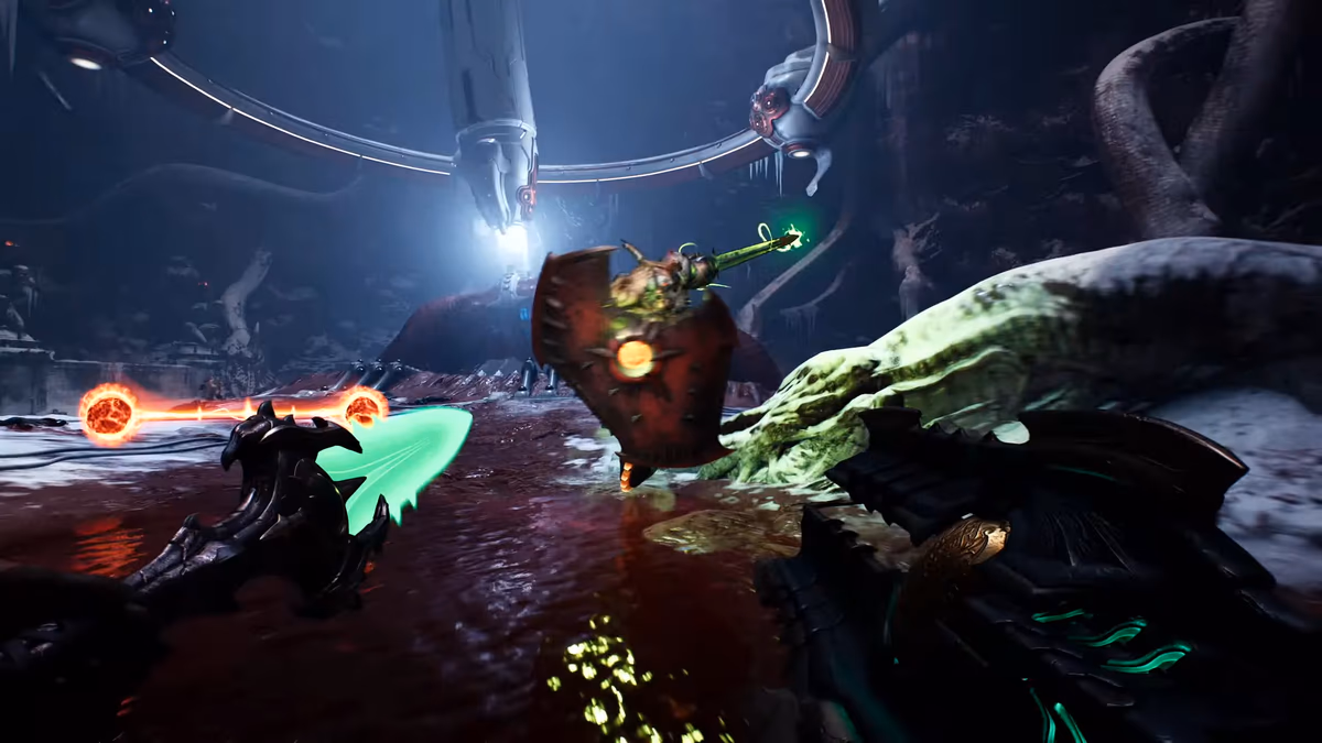DOOM The Dark Ages Revelations genişleme paketi kapak görseli - Slayer Zincir Mızrak ile