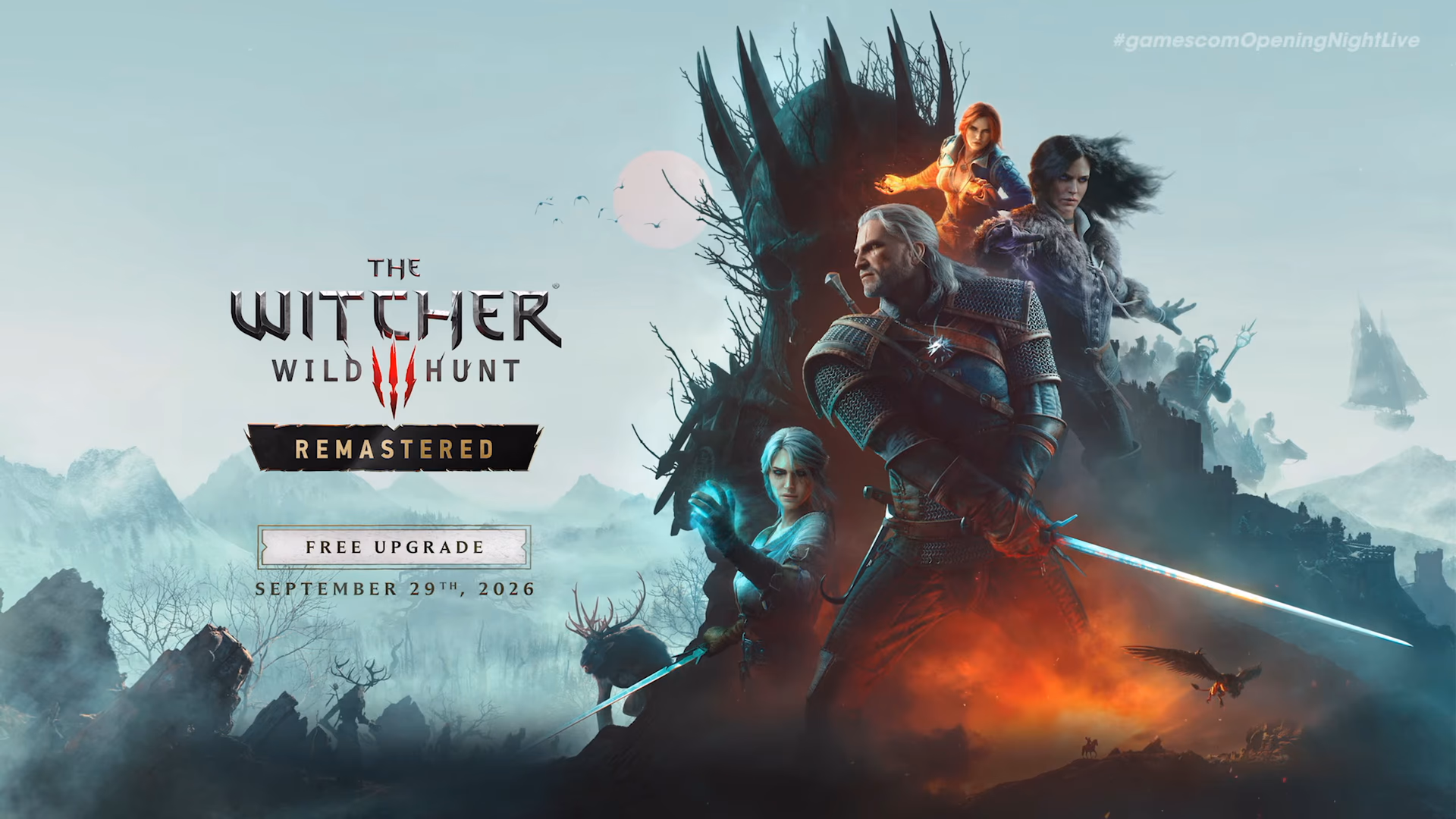Witcher 3 Remastered Duyuruldu: 29 Eylül'de Oyun Sahiplerine Ücretsiz
